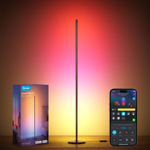 Govee RGBIC Floor Lamp, LED Corner Lamp Works with Alexa