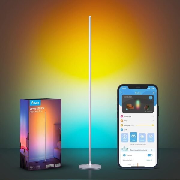 Govee RGBIC Floor Lamp, LED Corner Lamp Works with Alexa - Image 2
