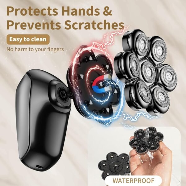 Head Shavers for Bald Men: 5-in-1 Electric Razor - Image 4