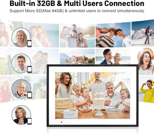 Digital Photo Frame 10.1 Inch WiFi Digital Picture Frame - Image 2