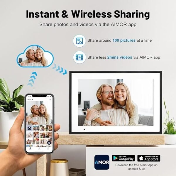 Digital Photo Frame 10.1 Inch WiFi Digital Picture Frame - Image 5