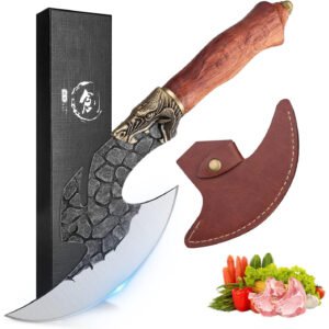 ROCOCO Viking Cleaver Knife Butcher Meat Cutting