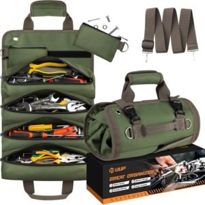 Tool Bag Roll Up, UUP Heavy Duty Rolled Empty Tool Storage Organization