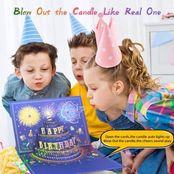 Upgraded 3D Pop‑Up Firework Birthday Card - Image 3